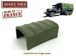 La bâche du GMC militaire CCKW 353 6x6 de Dinky Toys France au 1/43e