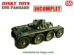 Un EBR Panhard FL11 miniature par Dinky Toys France incomplet au 1/55e