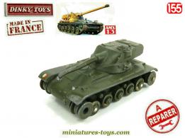 Le char AMX13 miniature de Dinky Toys France au 1/55e incomplet