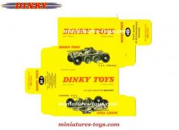 La boite neuve de l'EBR Panhard 80A miniature de Dinky Toys France