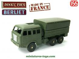 Le camion militaire Berliet T6 6x6 miniature de Dinky Toys France au 1/55e