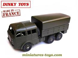 Le camion militaire Berliet T6 6x6 miniature de Dinky Toys France au 1/55e