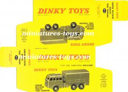 La boite neuve du Berliet T6 référence 80D de Dinky Toys France