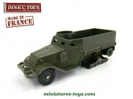 Un Half-track US M3 Dinky Toys France en miniature au 1/50e incomplet