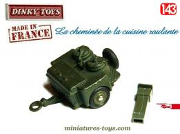 La cheminée de la cuisine roulante militaire miniature Dinky Toys France au 1/43e