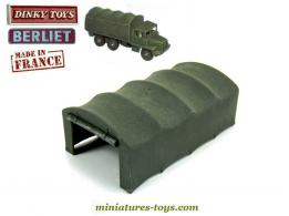 La réédition de la bâche verte du Berliet GBC 8 KT Gazelle 824 de Dinky Toys