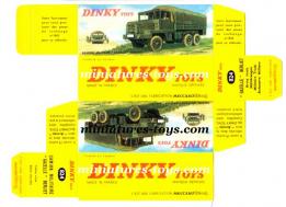 La boite neuve du Berliet GBC 8 Gazelle 824 miniature de Dinky Toys France