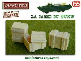 Une caisse du DUKW 353 US 6x6 miniature de Dinky Toys France n° 825