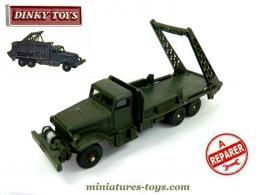 Le camion Brockway poseur de pont de Dinky Toys France au 1/55e incomplet