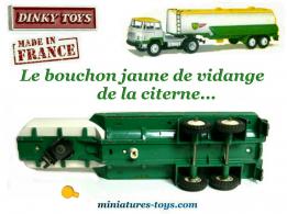 Le bouchon de vidange de la semi citerne BP de l'Unic Esterel Dinky n°887