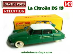 La Citroën DS 19 de Dinky Toys rééditée par Atlas en miniature au 1/43e