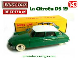 La Citroën DS 19 de Dinky Toys rééditée par Atlas en miniature au 1/43e