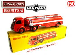 Le Panhard Movic semi remorque citerne Esso de Dinky Toys Atlas au 1/50e