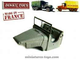 La cabine du GMC 6x6 miniature de Dinky Toys France