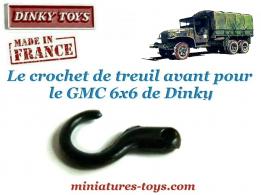Le crochet de treuil avant pour le camion GMC 6x6 miniature de Dinky Toys