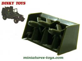 Le porte fusées SS10 en résine pour la Jeep miniature de Dinky Toys au 1/42e