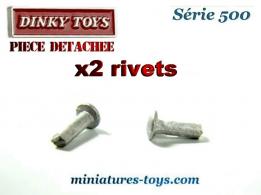 Le rivet métal pour les châssis des miniatures Dinky Toys France de la série 500