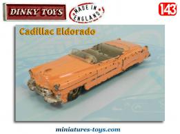 La Cadillac Eldorado miniature de Dinky Toys England au 1/43e incomplète