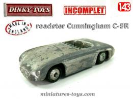 La Cunningham C 5R miniature par Dinky Toys England au 1/43e incomplète