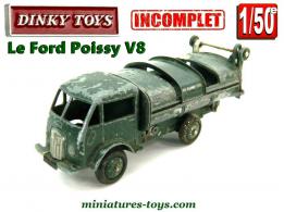 Le camion Ford Poissy benne à ordures miniature Dinky Toys au 1/50e incomplet