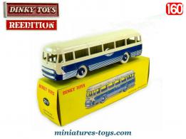 L'autocar Chausson AP 521 bleu et blanc de Dinky réédité par Atlas au 1/60e