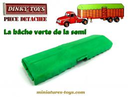 La réédition de la bâche verte de la semi remorque du Willème Dinky Toys