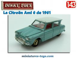 La Citroën Ami 6 miniature de Dinky Toys France au 1/43e