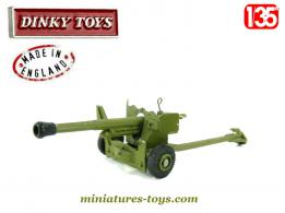 Le canon 6 Pounder miniature de Dinky Toys England au 1/35e