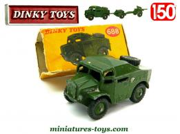 Le tracteur d'artillerie Morris C8 miniature de Dinky Toys England 688