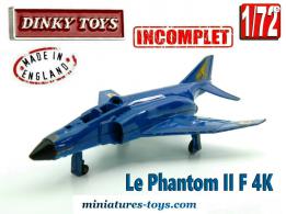 Le Phantom II F 4K royale Navy miniature Dinky Toys england au 1/72e incomplet