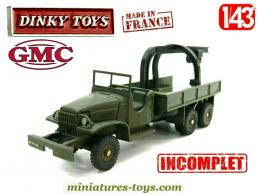 Le camion militaire GMC CCKW 353 lot 7 de Dinky Toys France incomplet