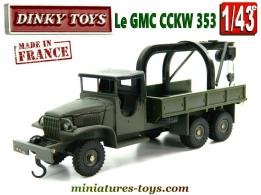 Le camion militaire GMC CCKW 353 lot 7 de Dinky Toys France au 1/43e