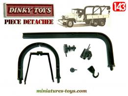La potence de dépannage pour le camion militaire GMC 6x6 de Dinky Toys France