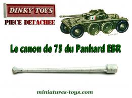 Le canon de 75 du Panhard EBR FL11 miniature de Dinky Toys France au 1/55e