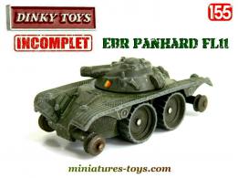 Le Panhard EBR FL11 miniature de Dinky Toys France incomplet au 1/55e
