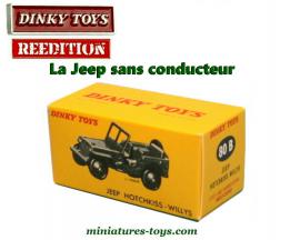 La boite neuve de la Jeep sans conducteur en miniature Dinky Toys France n° 816