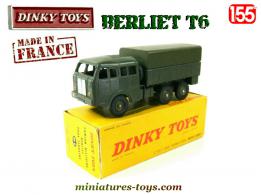 Le camion militaire Berliet T6 6x6 en miniature Dinky Toys France au 1/55e