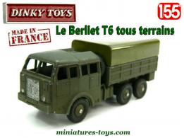 Le camion militaire Berliet T6 6x6 miniature de Dinky Toys France au 1/55e