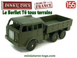 Le camion militaire Berliet T6 6x6 miniature de Dinky Toys France au 1/55e