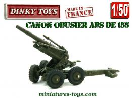 Le canon ABS de 155 en miniature par Dinky Toys France au 1/50e