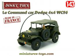 Le Command car Dodge 4x4 WC56 militaire en miniature de Dinky Toys au 1/43e 