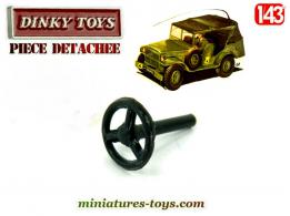 Le volant 3 branches du Dodge Command car miniature de Dinky Toys au 1/43e