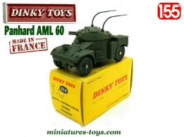 Le Panhard AML 60 en miniature militaire par Dinky Toys France au 1/52e