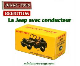 La boite neuve de la Jeep avec conducteur en miniature Dinky Toys France n° 816
