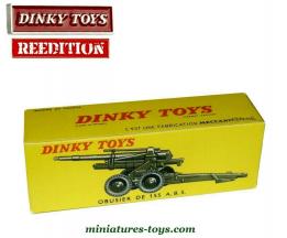 La boite neuve du Canon Obusier de 155 ABS en miniature Dinky Toys France n°819