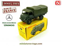 Le camion militaire Unimog Mercedes Benz en miniature par Dinky Toys au 1/50e