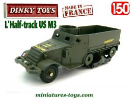 Un Half-track US M3 français en miniature par Dinky Toys au 1/50e