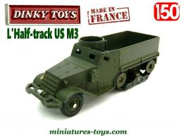 Un Half-track US M3 français en miniature par Dinky Toys au 1/50e