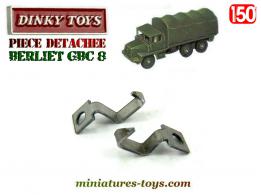 Le crochet de remorque du Berliet GBC 8 KT Gazelle et T6 Dinky Toys au 1/50e