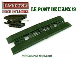 Le ponton dépliant du poseur de pont AMX miniature Dinky Toys France
